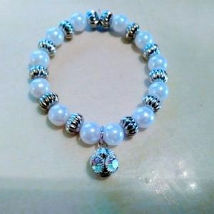 White Pearl Bracelet